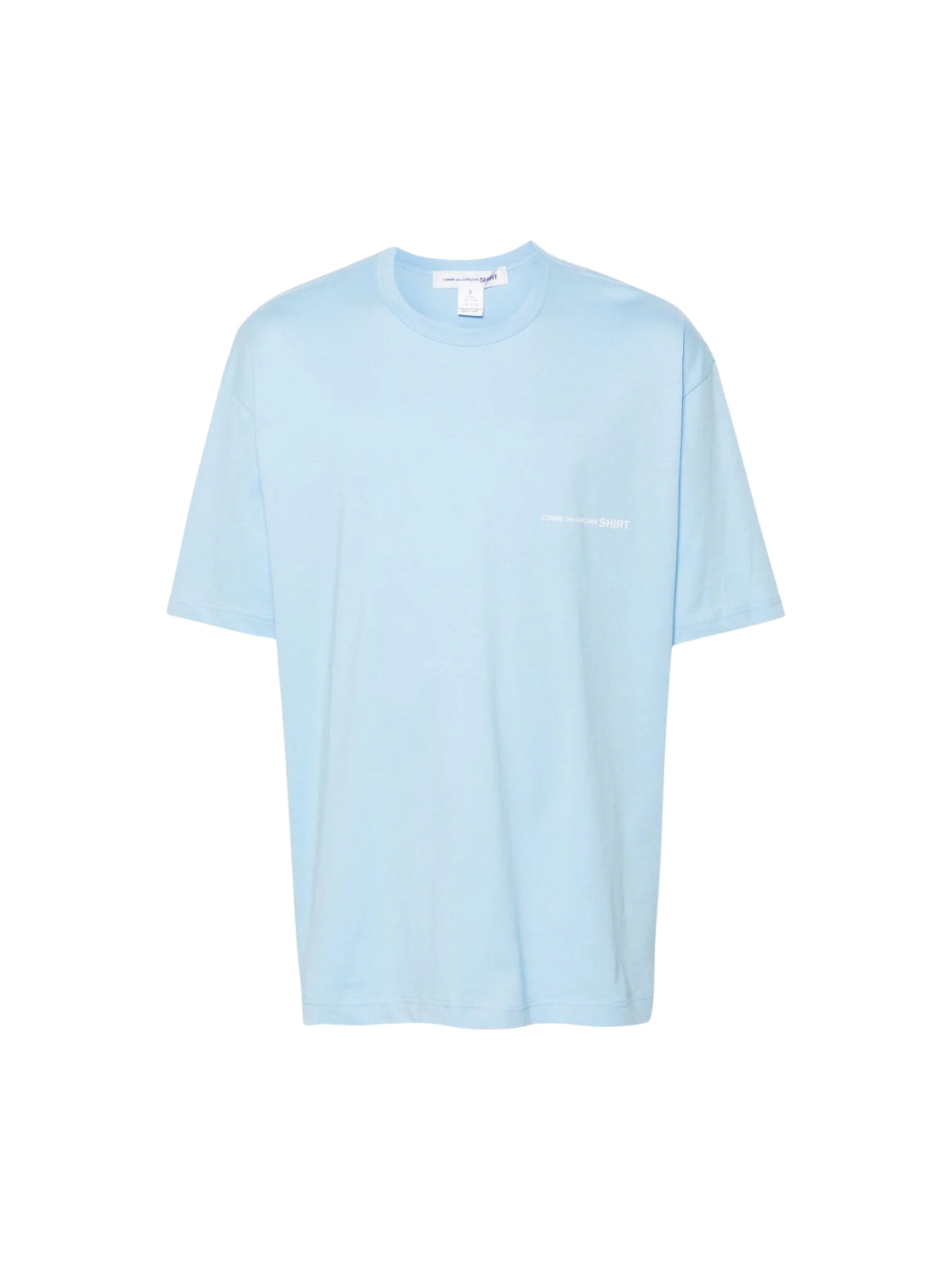 Comme Des Garcons T-Shirt Oversized Logo Powder Blue