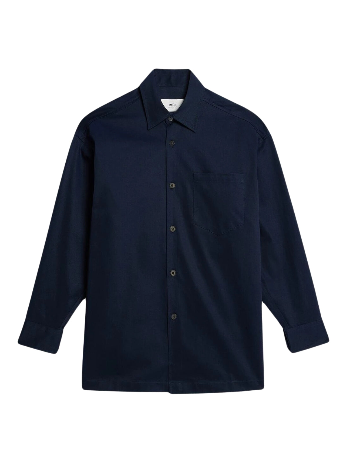 Ami Coat Top Pocket Nautic Blue