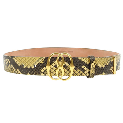 Bally Belt Two Tone Print Tan-Brown