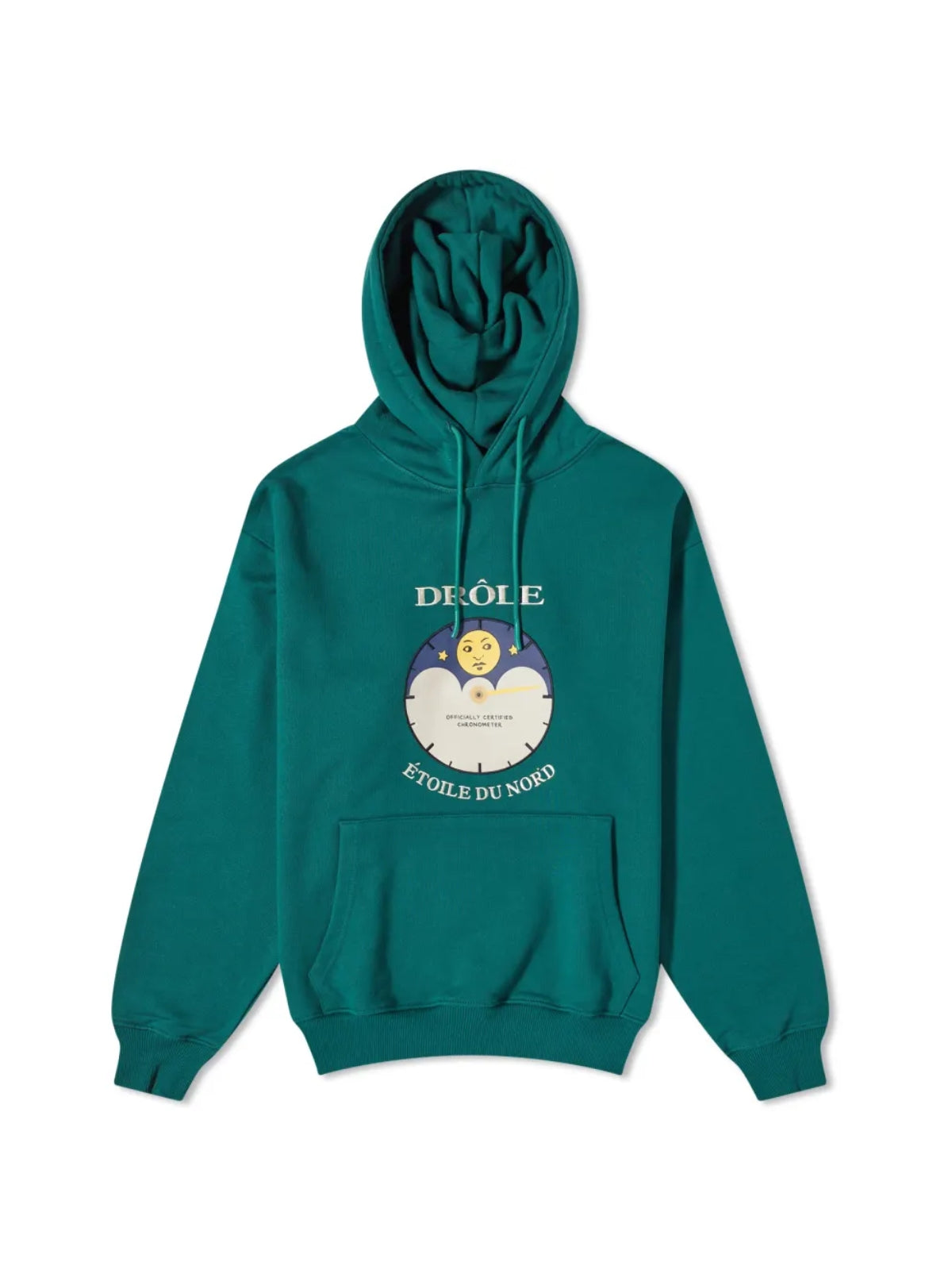Drole De Monsieur Hoodie Etoile Du Nord Forest Green