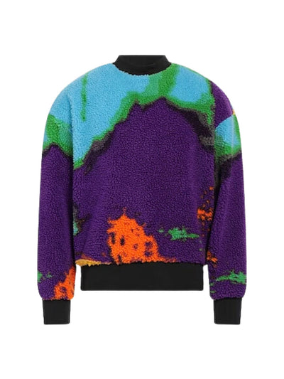 Msgm  Sweater Earth Galaxy Purple
