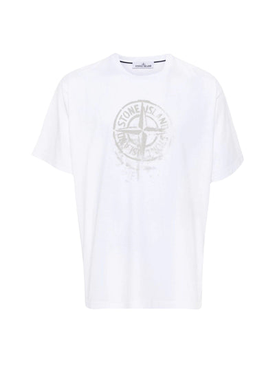 Stone Island T-Shirt Logo White