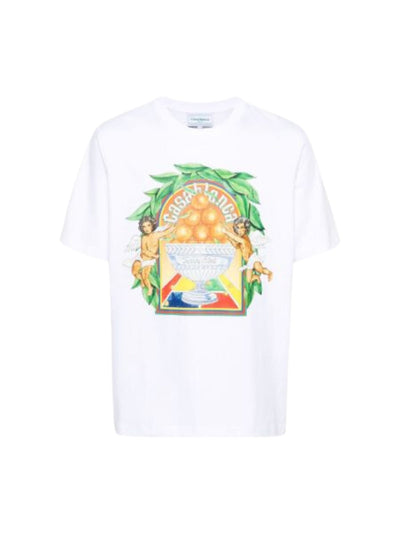 Casablanca  T-Shirt Triomphie Orange White