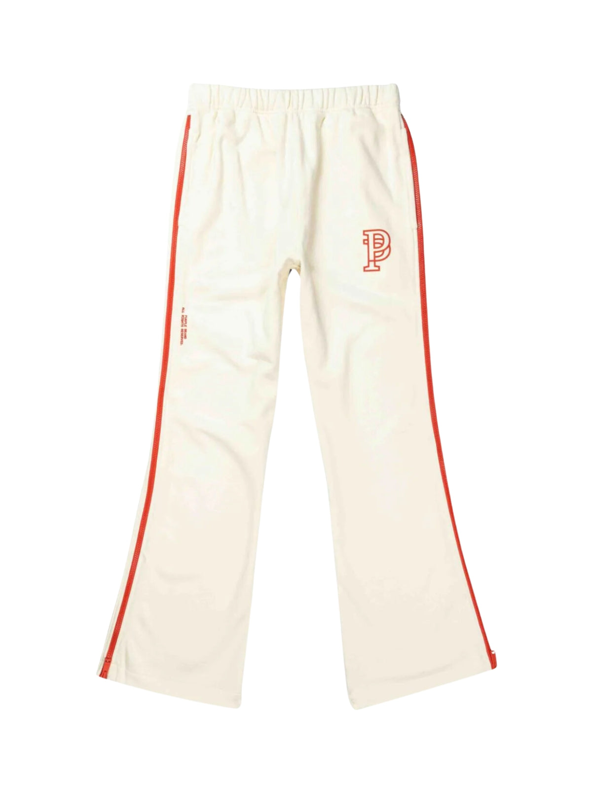 Purple Track Pants Fleece Flared Off-White