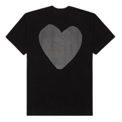 Comme Des Garcons T-Shirt Shaded Heart Black