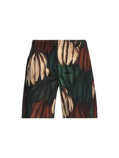 Msgm Shorts Bermuda Allover Print