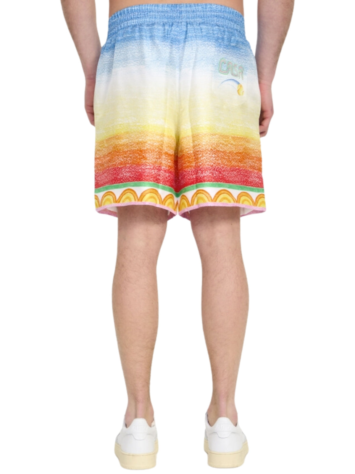 Casablanca Shorts Crayon Tennis Player Multi Colour