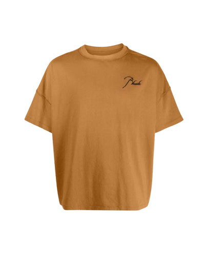 Rhude T-Shirt Reverse Logo Camel