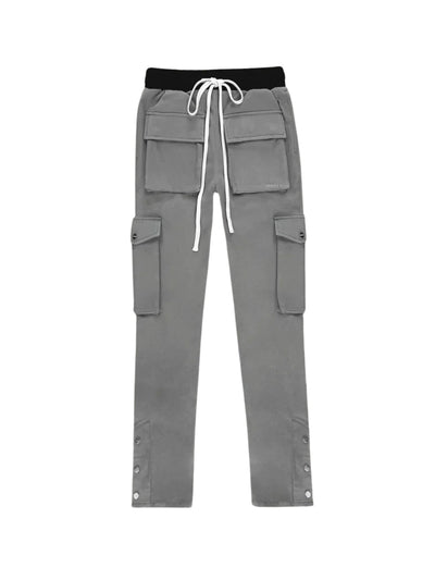 Mouty Cargo Pants With Front Pockets Washed Grey