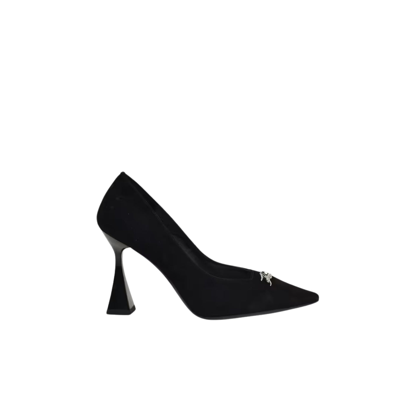 Karl Lagerfeld Heel Debut Ii Signia Script Pump Black