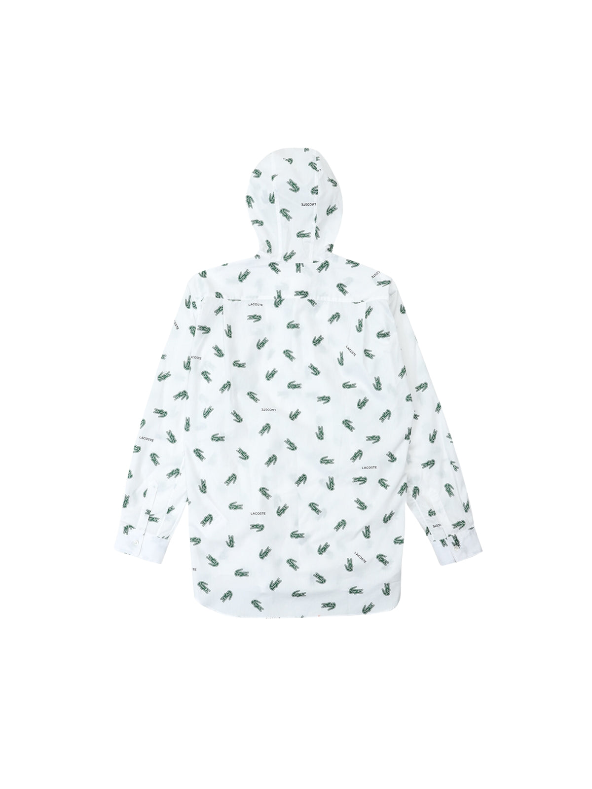 Comme Des Garcons Shirt Hooded X Lacoste White