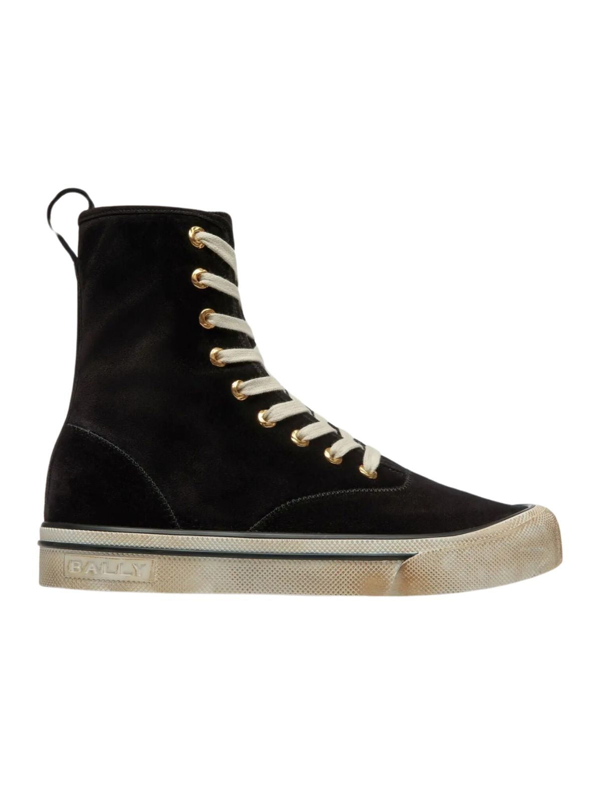 Bally Sneaker Lace Up Boot Black