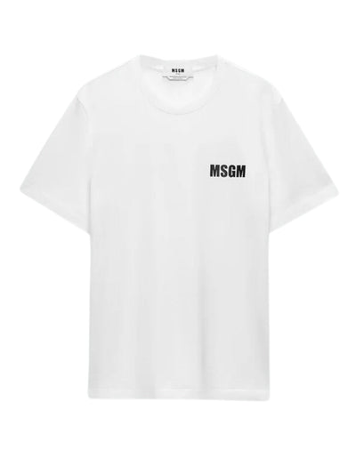 Msgm T-Shirt Logo White