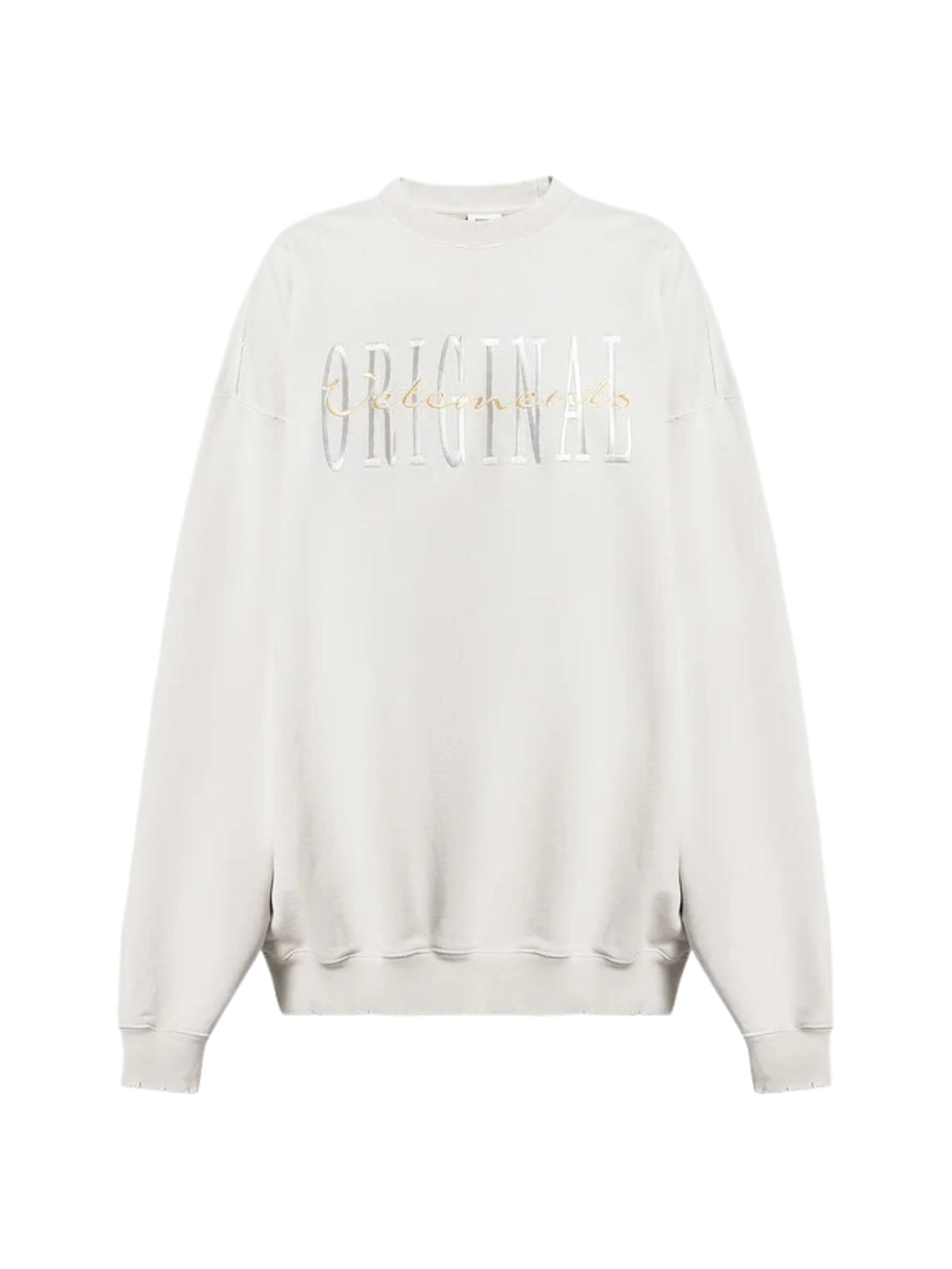 Vetements Sweater Original Mushroom White