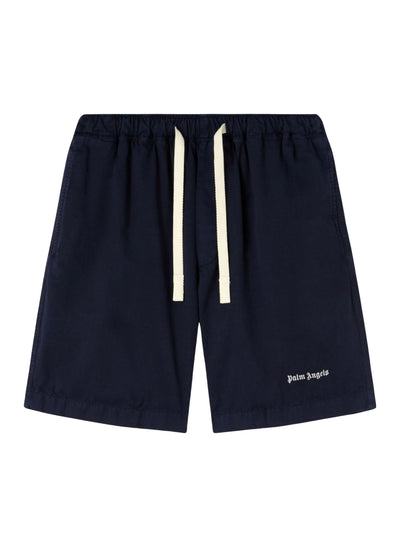Palm Angels Shorts Logo Navy