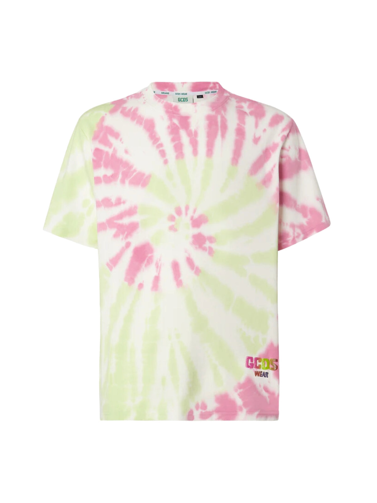 Gcds  T-Shirt Spiral Color Pinkgreen