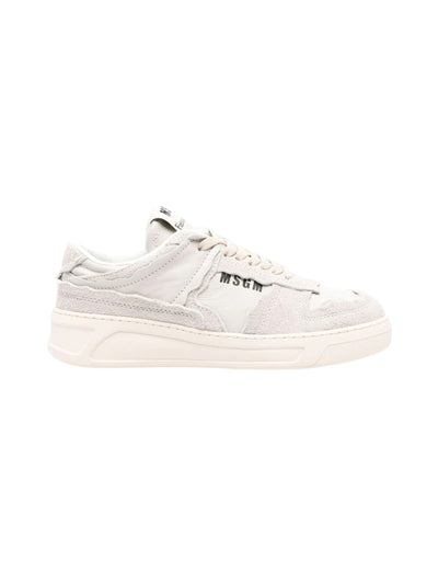 Msgm Sneaker Canvas Low White