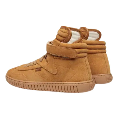 Bally Sneaker Panelled Boot Logo Camel