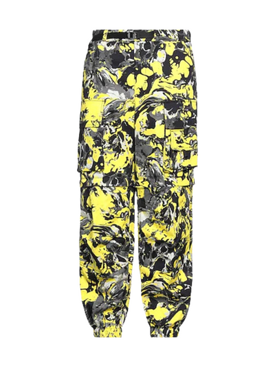 Msgm  Track Pants Color Art Black