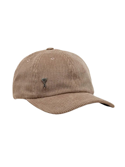 Ami Cap Baseball Studs Logo Tan