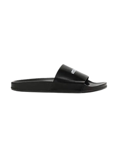 Vetements Slides Logo Black