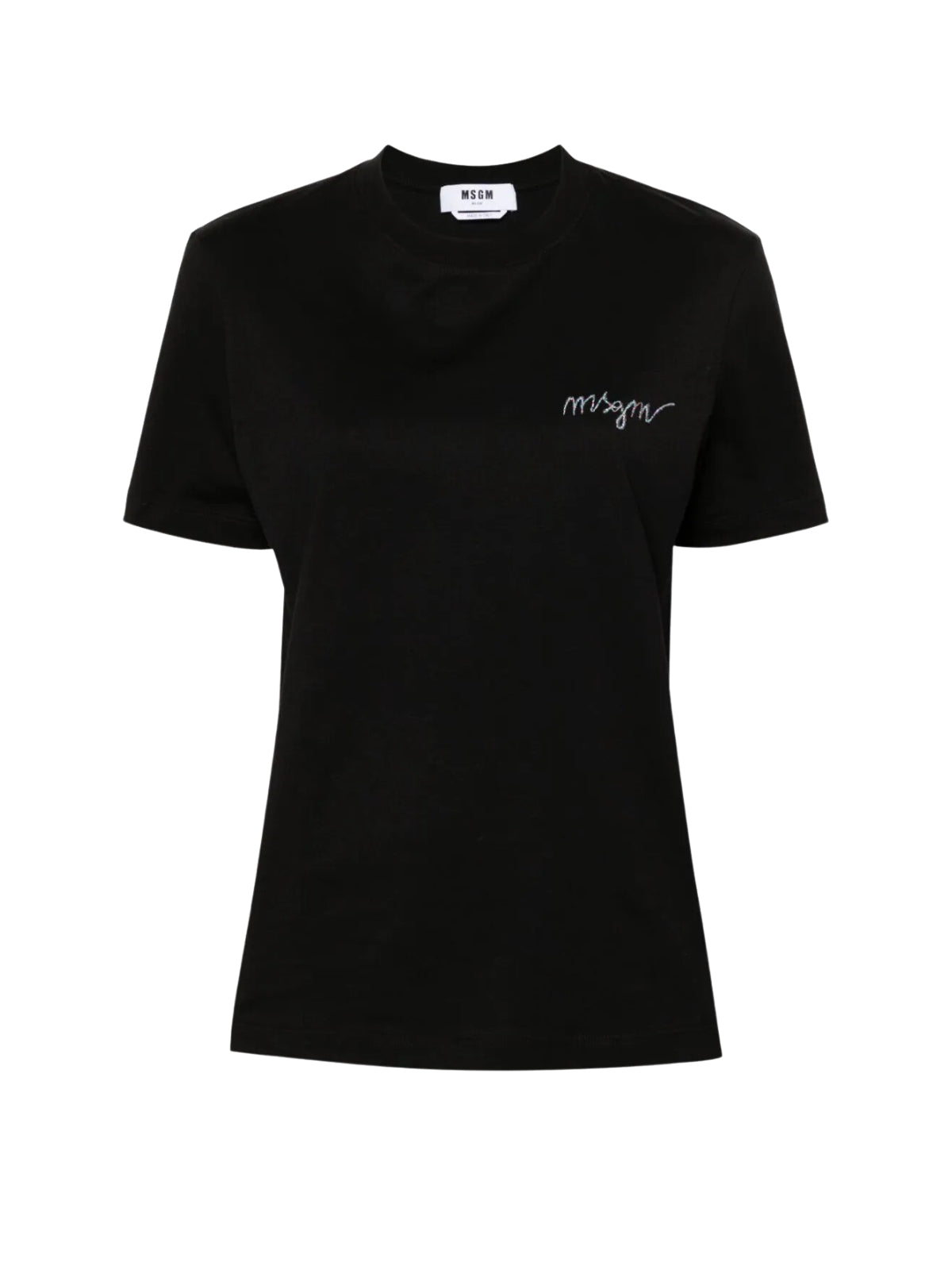 Msgm T-Shirt Ladies Logo Black