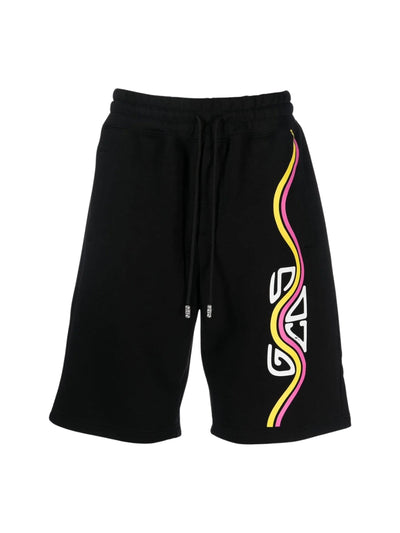 Gcds  Shorts Vertical Logo Black