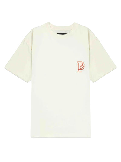 Purple T-Shirt Textured Jersey Off-White