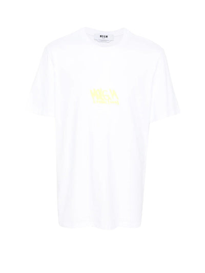 Msgm T-Shirt Logo Cool Grey