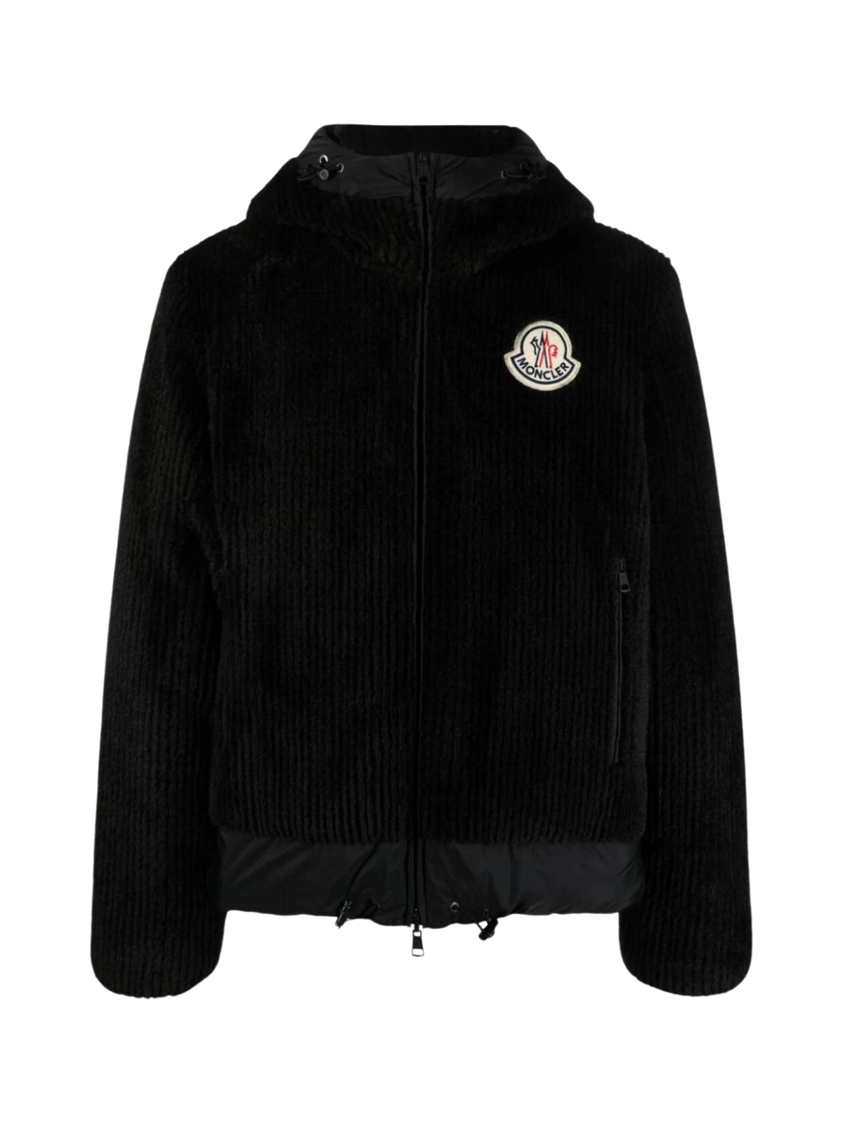 Moncler Jacket Tejat Logo Black