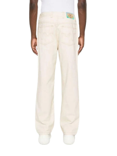 Ice-Cream Jeans Running Dog Double Scoop Ecru