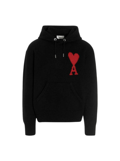 Ami Sweater Big Logo Hoodie Red-Black