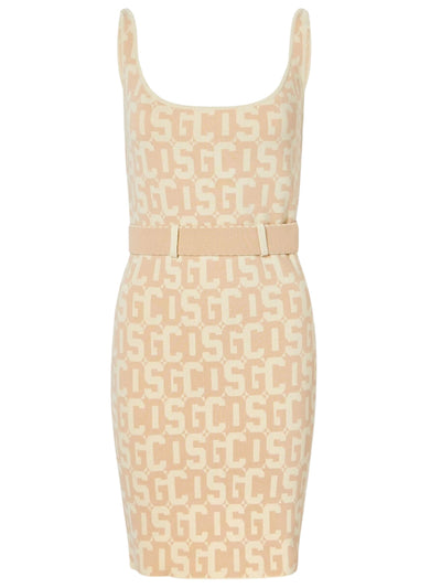 Gcds Dress Matilda Monogram Light Brown