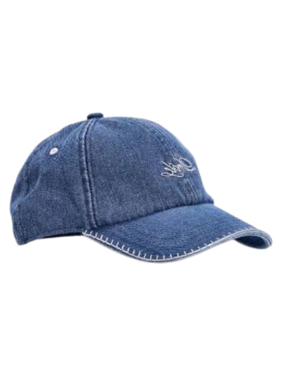 Drole De Monsieur Cap Logo Denim Blue