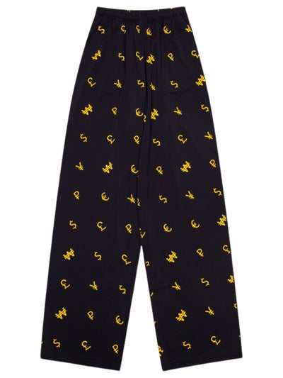 Vetements Pants Currency Black