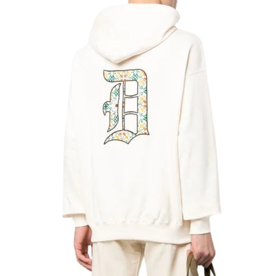 Drole De Monsieur Hoodie Mini Logo Cream