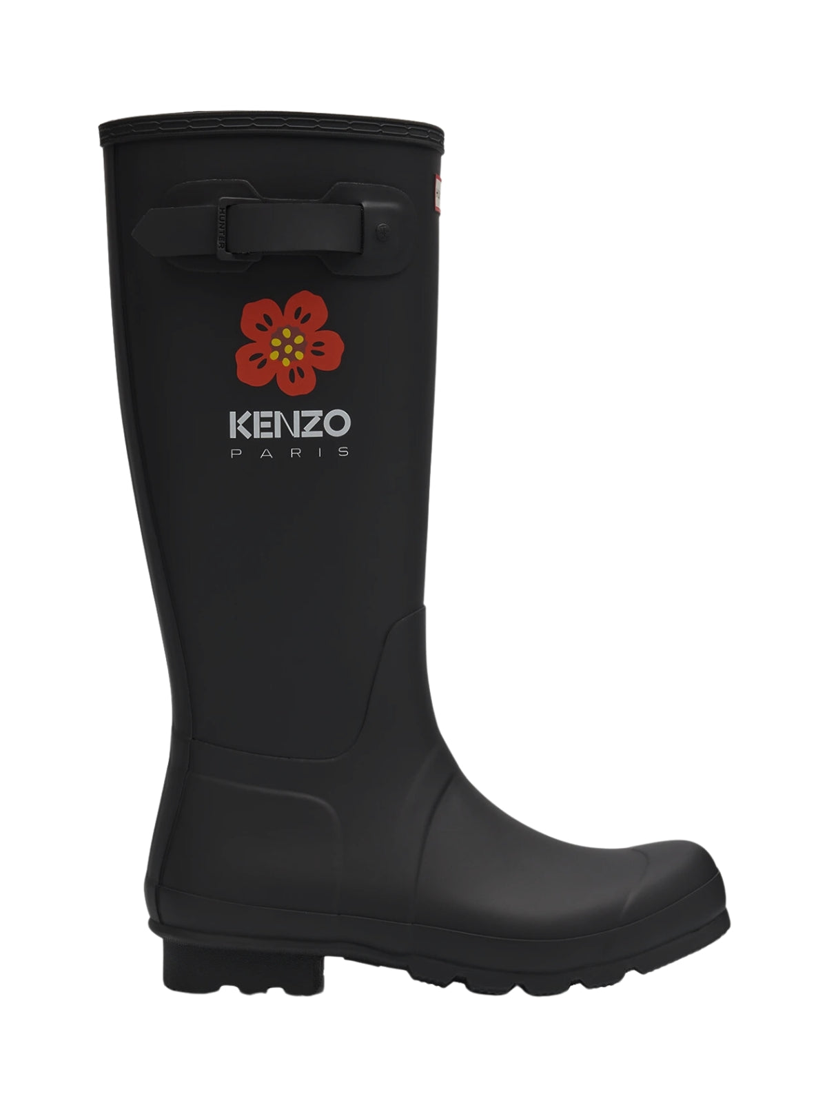 Kenzo Boot Hunter Logo Black