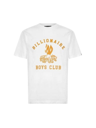 Billionaire Boys Club T-Shirt Camp Fire White