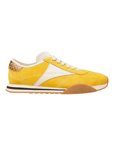 Bally Sneaker Panelled White-Mustard