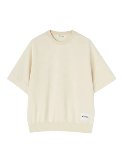 Jil Sander T-Shirt Logo Beige