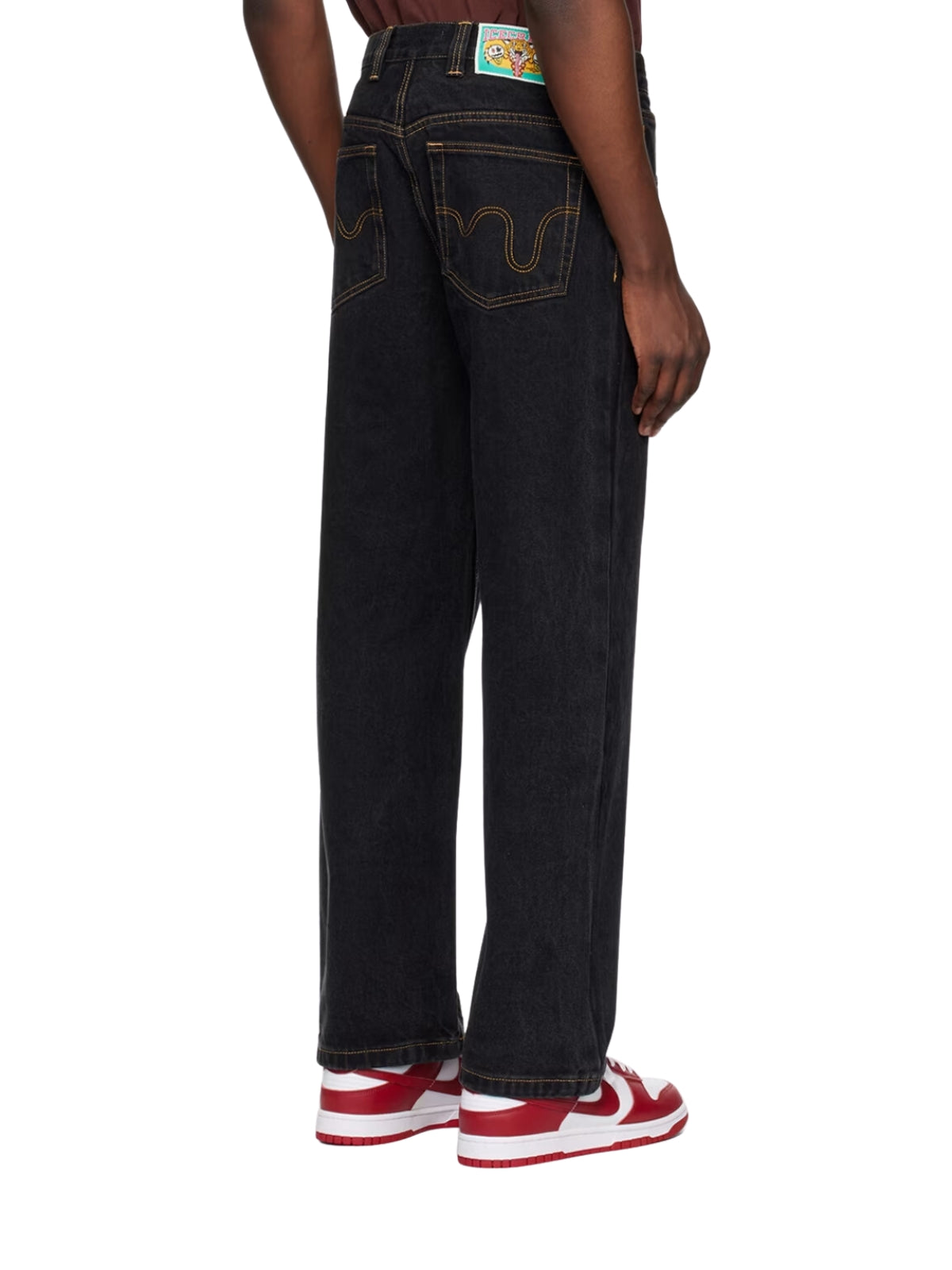 Ice-Cream Jeans Running Dog Double Scoop Black