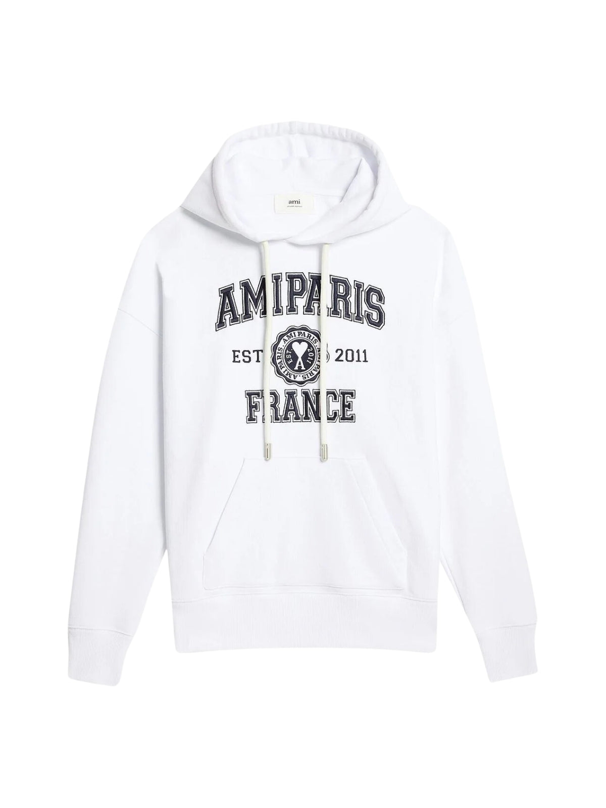 Ami Sweater Ami Paris Hoodie White
