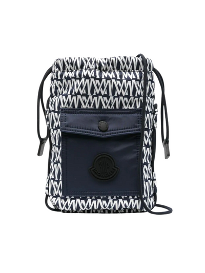 Moncler Bag Drawstring Mono Blue-White