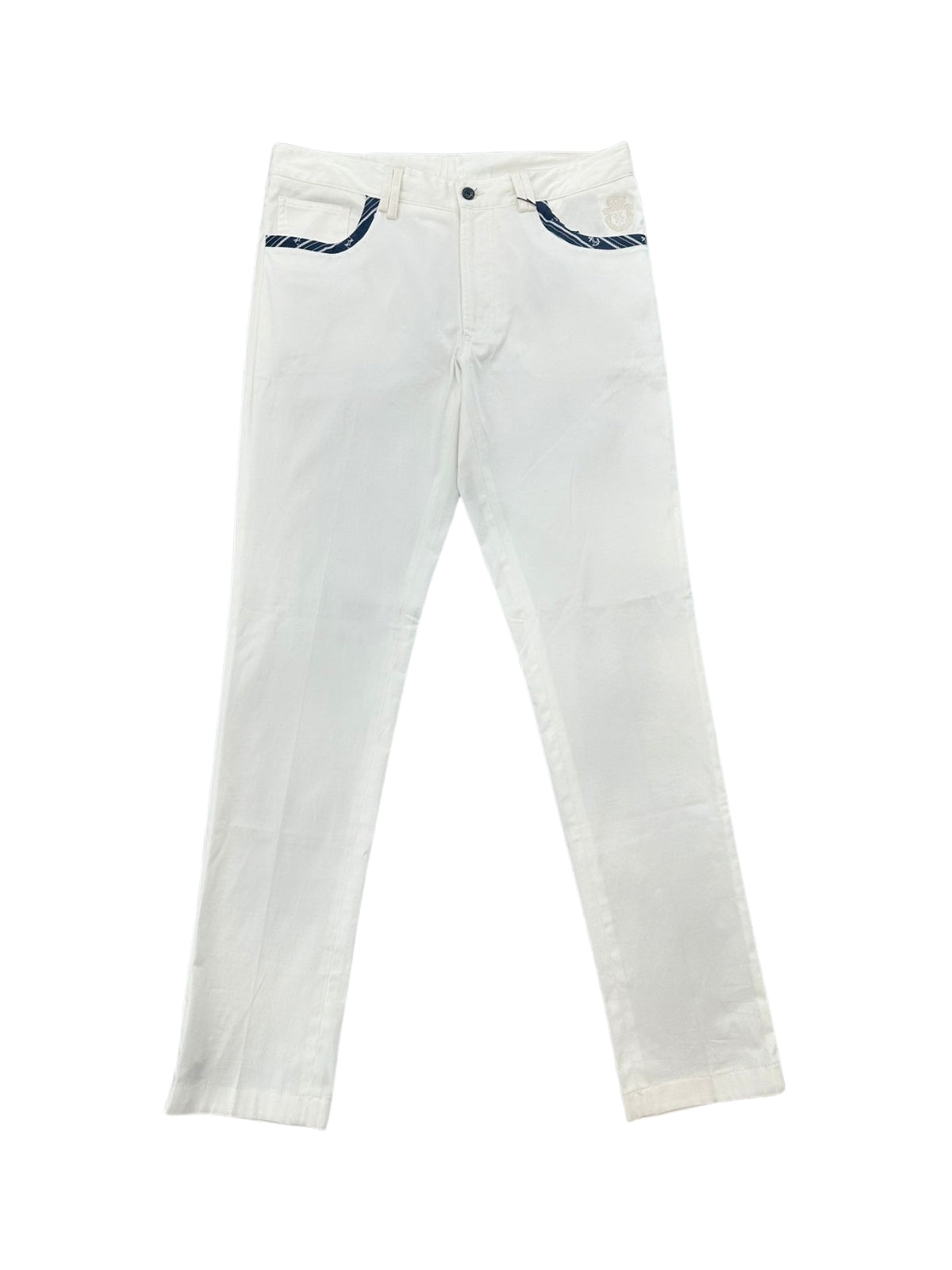 Billionaire Chinos Gabardine White