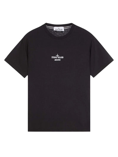 Stone Island T-Shirt Logo Black