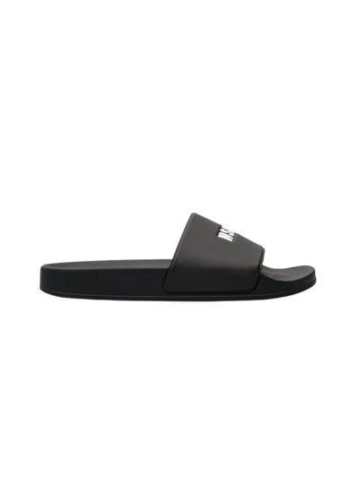 Msgm Slide Logo Full Black