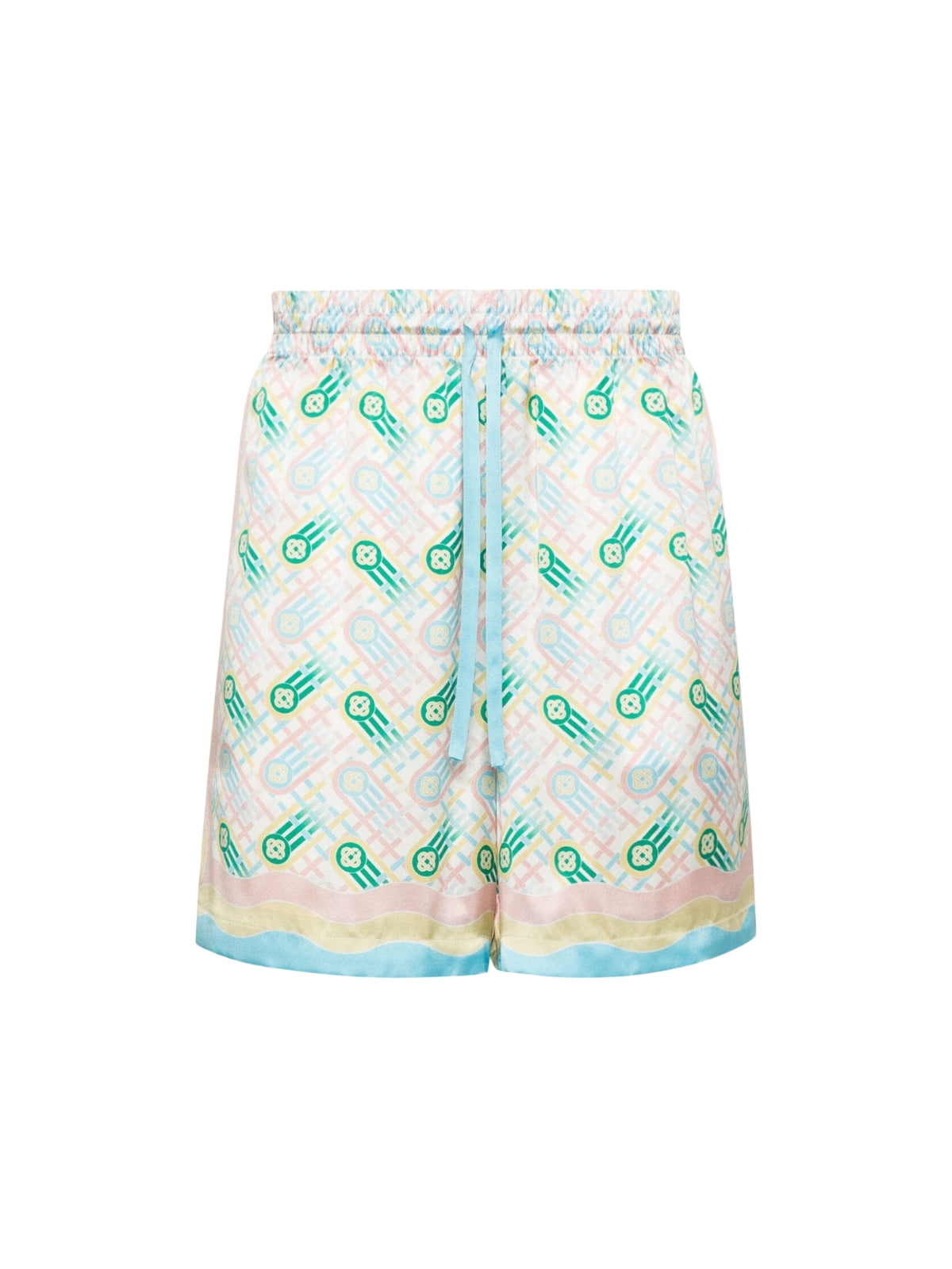 Casablanca  Shorts Silk Ping Pong White