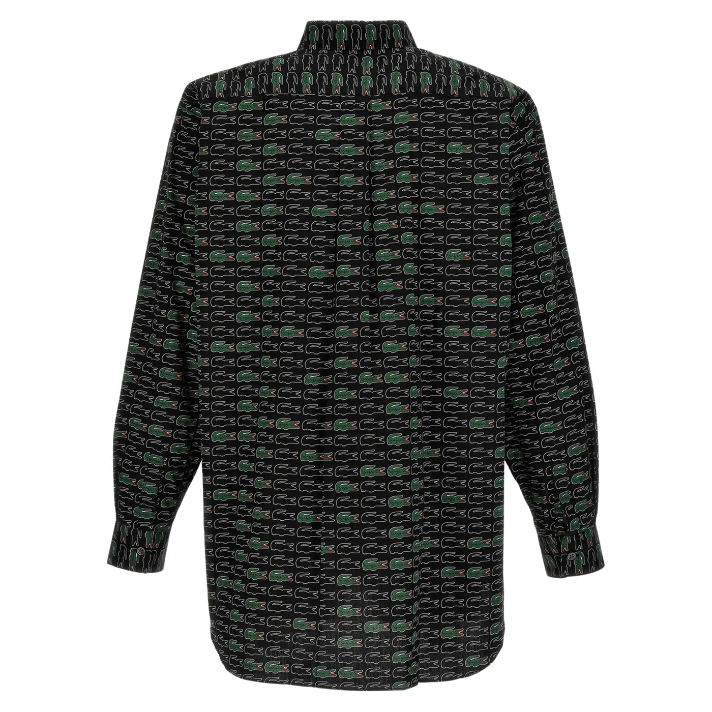Comme Des Garcons Shirt Woven X Lacoste Black