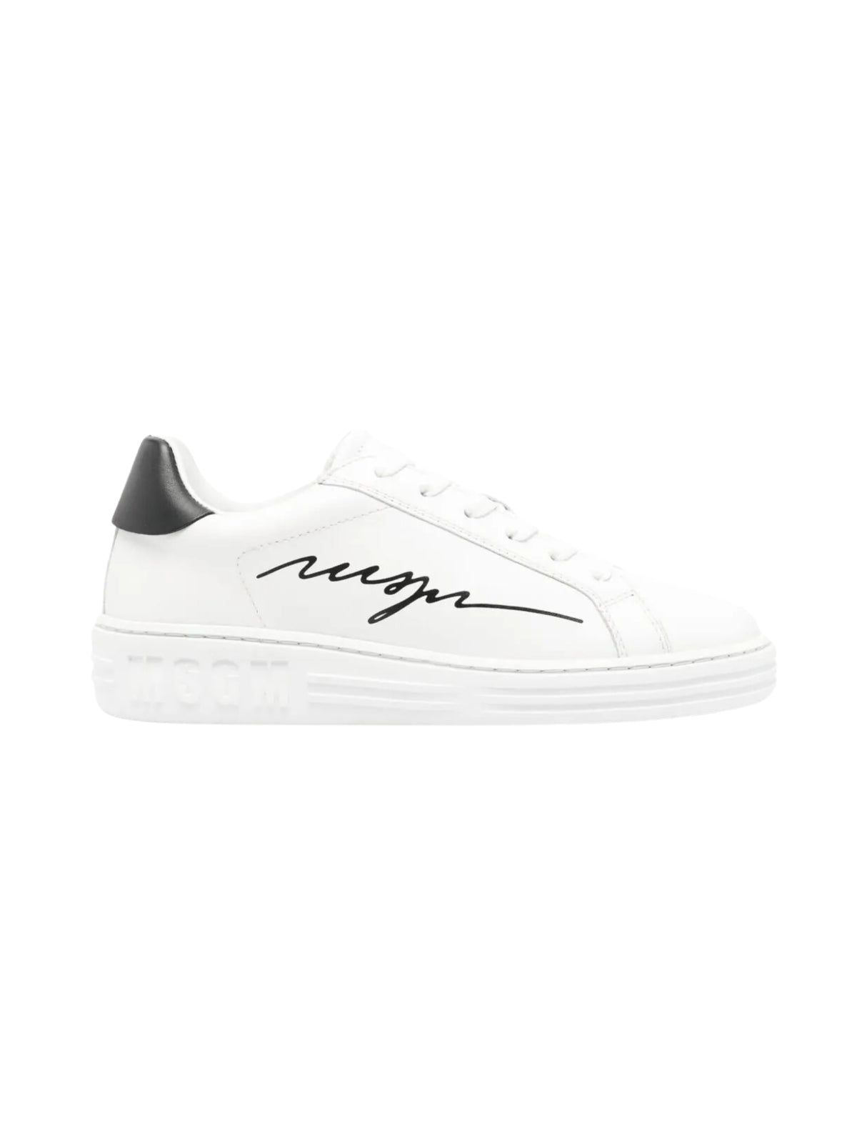 Msgm Sneaker Signature Logo White