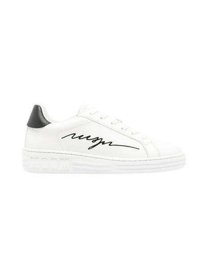 Msgm Sneaker Signature Logo White